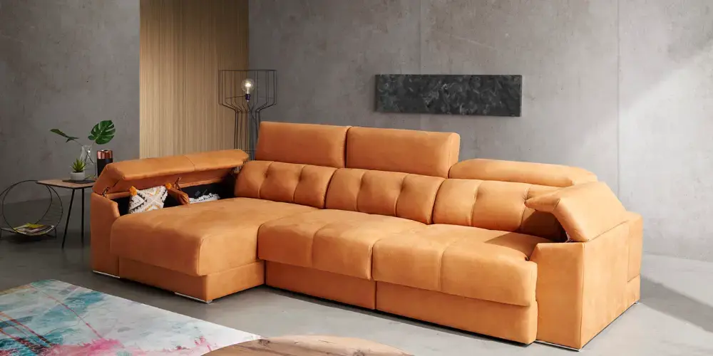 que tipo de sofas se llevan chaiselongue